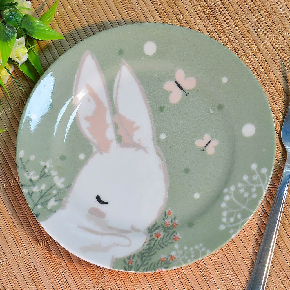 Тарелка 175мм мелкая форма Идиллия Bunny