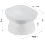 Миска для кормления животных КВАДРО 0,2л D=11,5см М1807