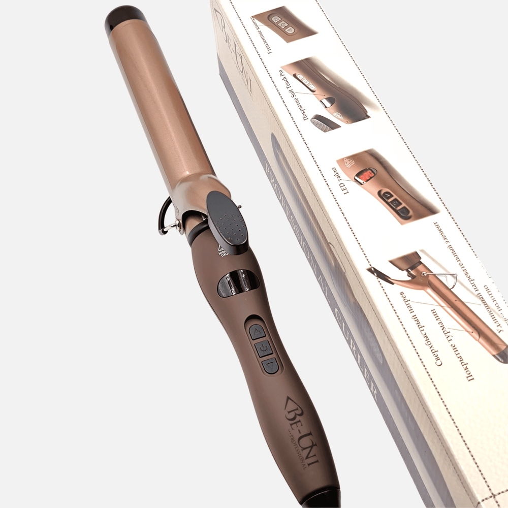 Плойка удлиненная 32 мм BE-UNI A732LGold турмалин 80-220ºC