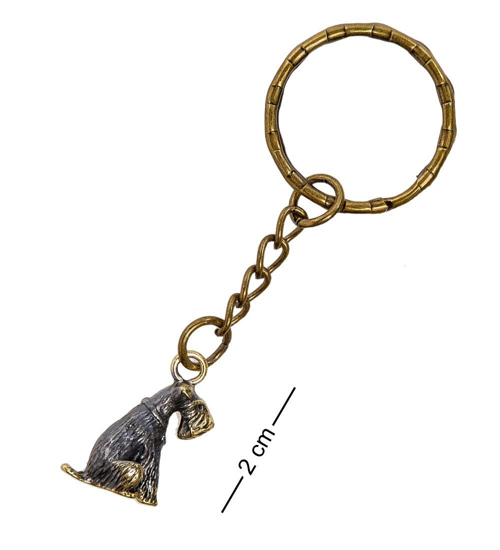 AM-2075 Брелок «Шнауцер» (латунь)