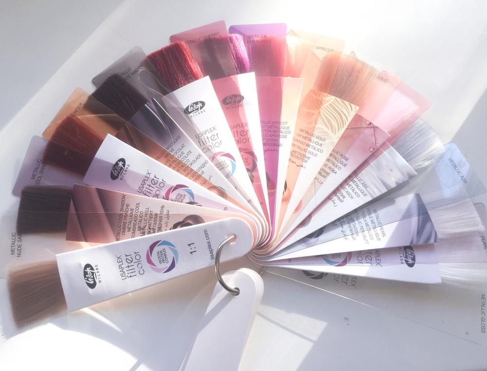 Кремово-гелевый безаммиачный краситель-фильтр с эффектом "металлик "LISAPLEX Filter Color"