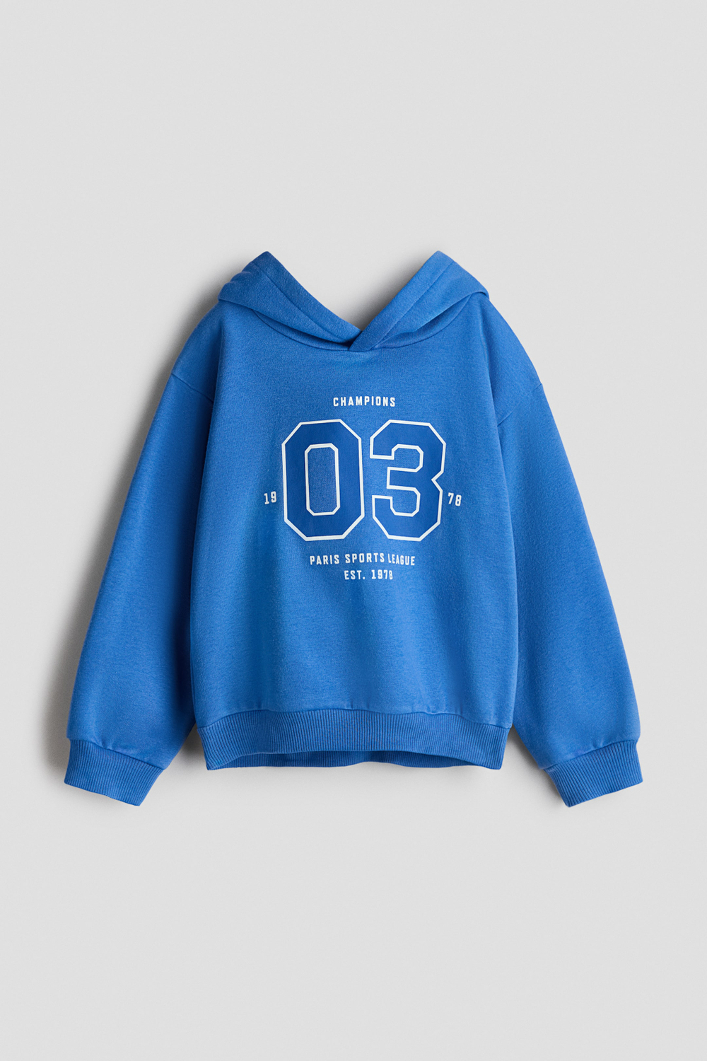 H&M Толстовка с капюшоном, синий