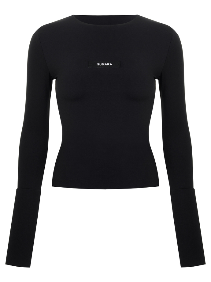 Лонгслив из бифлекса matte