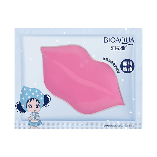 BIOAQUA Маска для губ с экстрактом черники