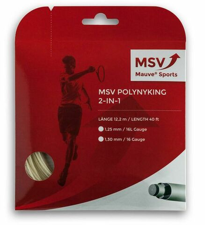 Теннисные струны MSV PolyNyKing (12 m) - natural