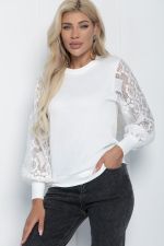 Джемпер трикотажный Арабелла (белый) Б14424-5М LT Collection