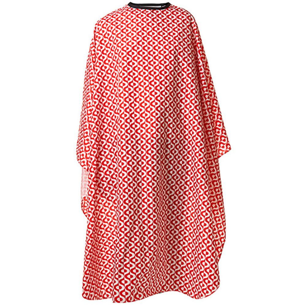 Накидка парикмахерская Harizma, 140х160см, "орнамент" красный (h10882B-03)
