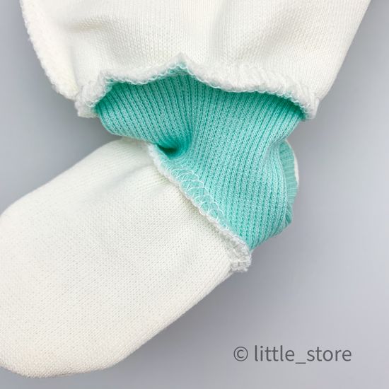 Комбинезон утепленный "Зайкины истории" молочный с ментолом