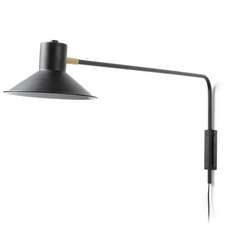 Настенный светильник Plass черный большой