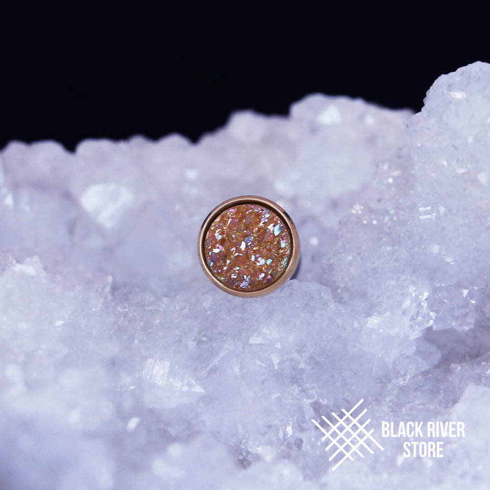 Накрутка SJ 739 Druse Low PVD Rose