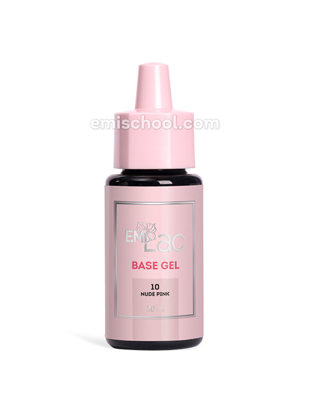 E.MiLac Base Gel Нюдово-розовый №10, 30 мл.