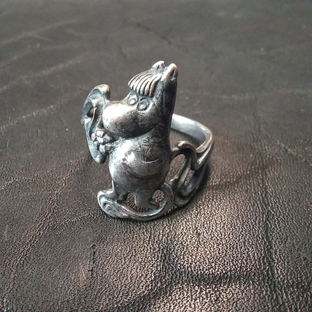 Кольцо «Муми-тролль Ж»