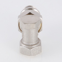 Клапан настроечный угловой 1/2" с дополнительным уплотнением