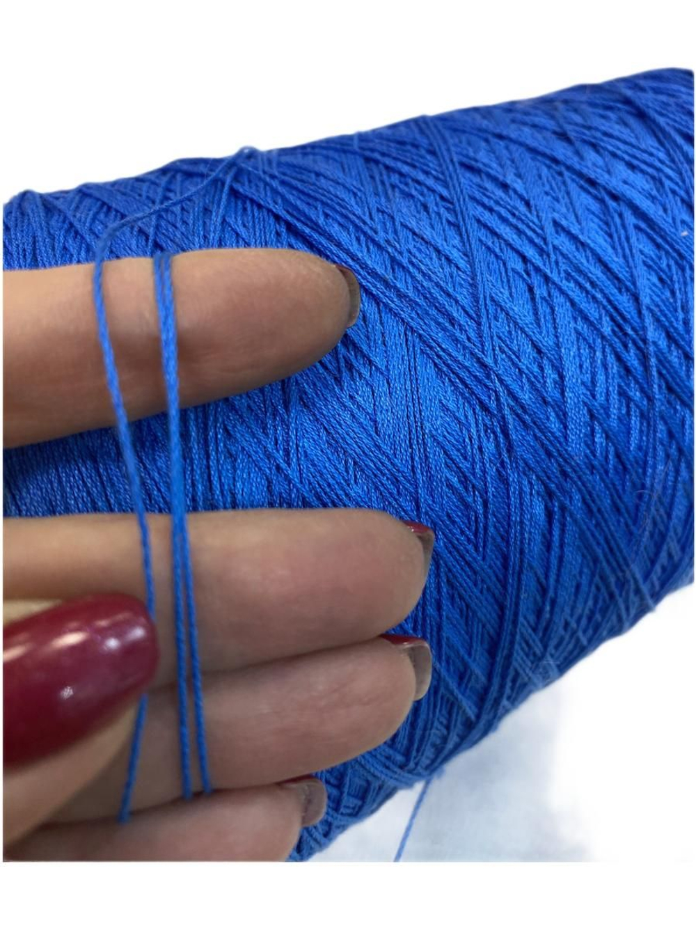 Пряжа на бобине 450 г (Италия) 100% мерсеризованный хлопок 100г-700м