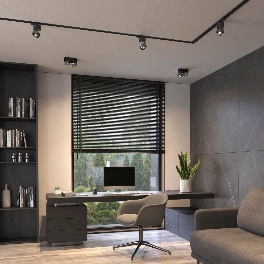 Светильник SP-PLURIO-TRACK-4TR-R77-9W Day4000 (BK-NI, 36 deg, 230V) (Arlight, IP20 Металл, 3 года) 038110