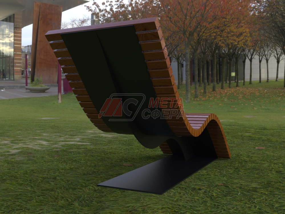 Шезлонг Волна