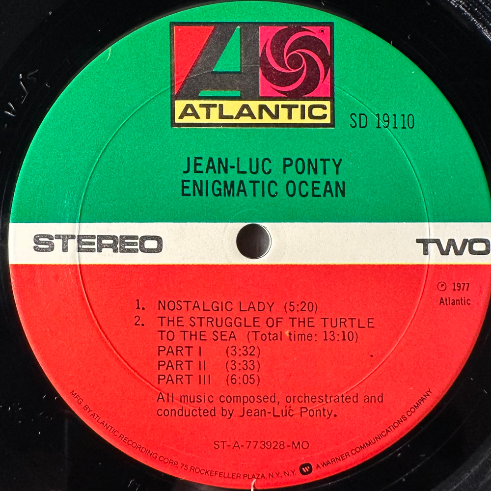 Jean-Luc Ponty ‎– Enigmatic Ocean (США 1977г.)