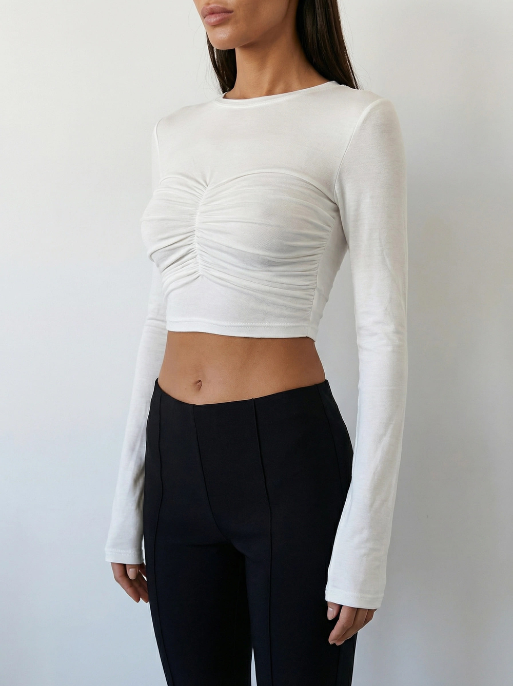 Лонгслив Patrícia | Молочный