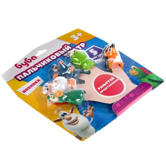 Игрушка пластизоль для ванны Буба пальчиковый театр Капитошка на блистере