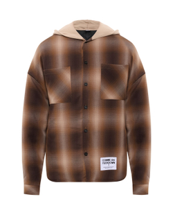 COMME DES FUCKDOWN РУБАШКА КОРИЧНЕВАЯ