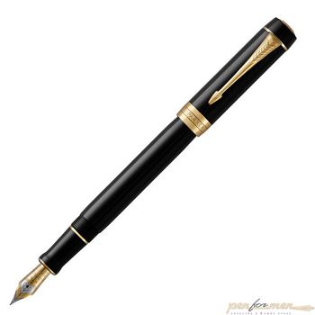 Перьевая ручка Parker Duofold F77 Centennial Black GT перо F 18K (1931381)