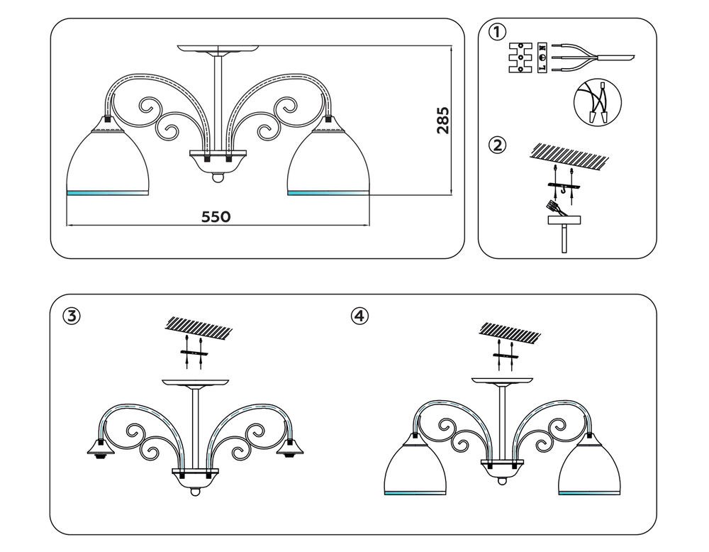Ambrella Подвесная люстра Traditional TR3181