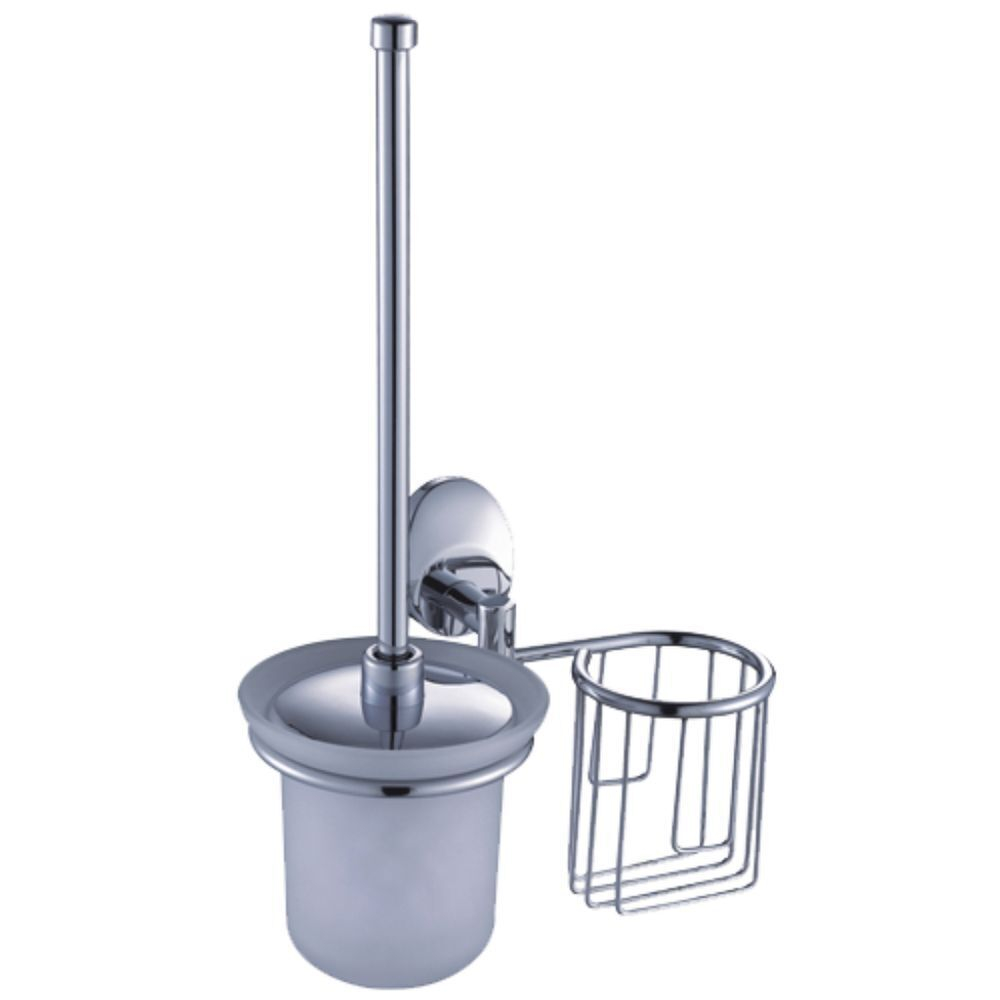 Ерш для туалета Solinne, Modern, подвес, с корзинкой, металл, пластик, стекло, хром, 2522.013
