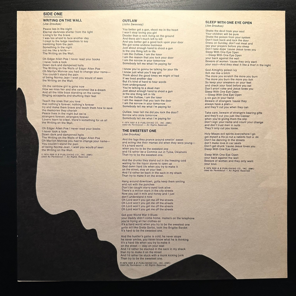 Joe Droukas ‎– Shadowboxing (США 1975г.)