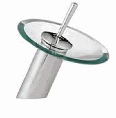 смеситель умывальник LEDEME 16см.прозр.стекл  L1055-2