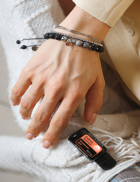 Набор dōTERRA «Формула лета» комплект из трех браслетов + смесь «Бесконечное лето», 15 мл