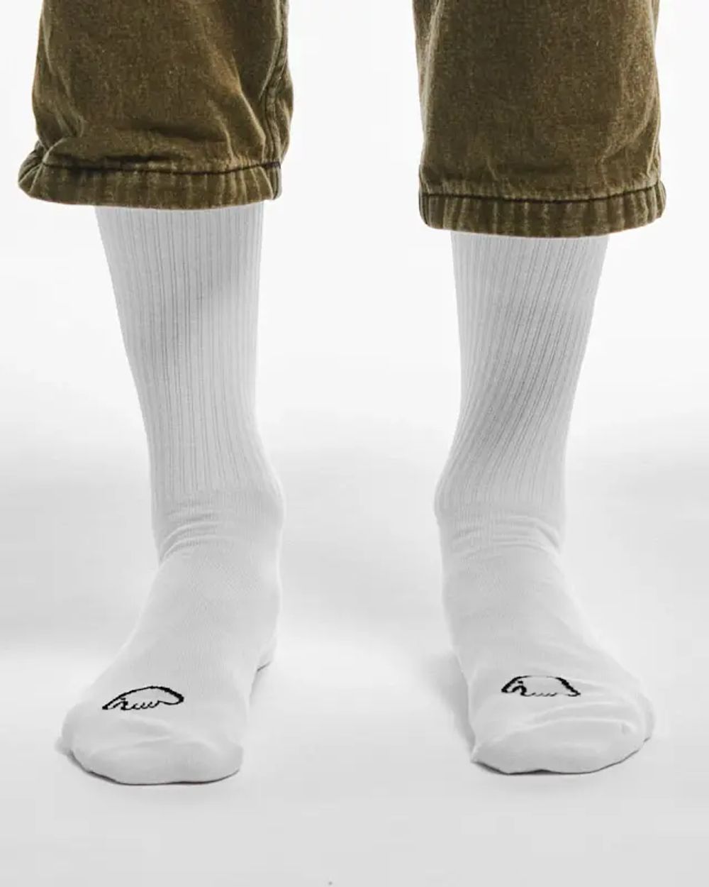 Носки Anteater WhiteLogo белые