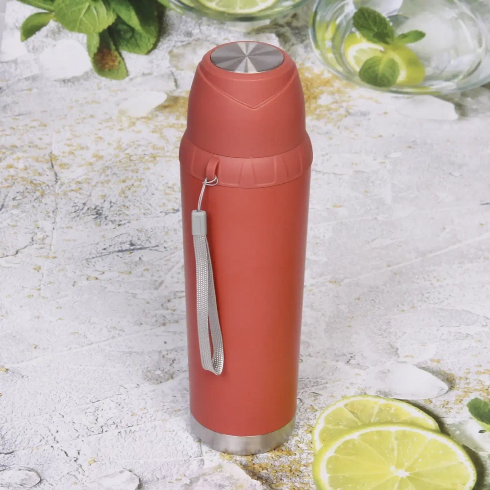 Термос металлический 800мл «TEPLO» охра