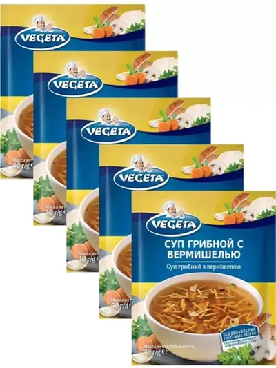 Суп Грибной с вермишелью 40 г х 5 шт