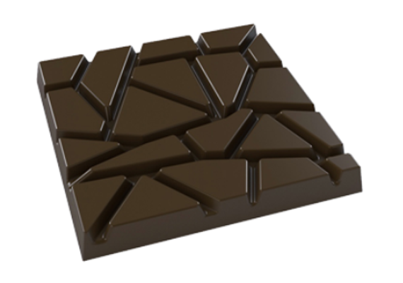 76-у | Форма для квадратных шоколадных плиток (275*135 мм)
