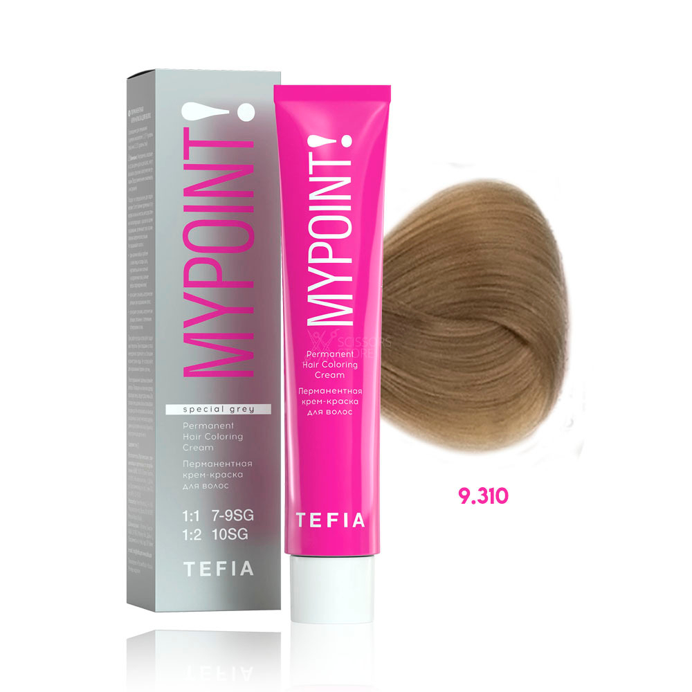 TEFIA Перманентная крем-краска для волос MYPOINT 60мл