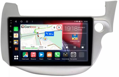 Магнитола для Honda FIT 2 2007-2014, FIT Shuttle - Canbox 10-671 Qled, Android 10, Быстрая, SIM-слот
