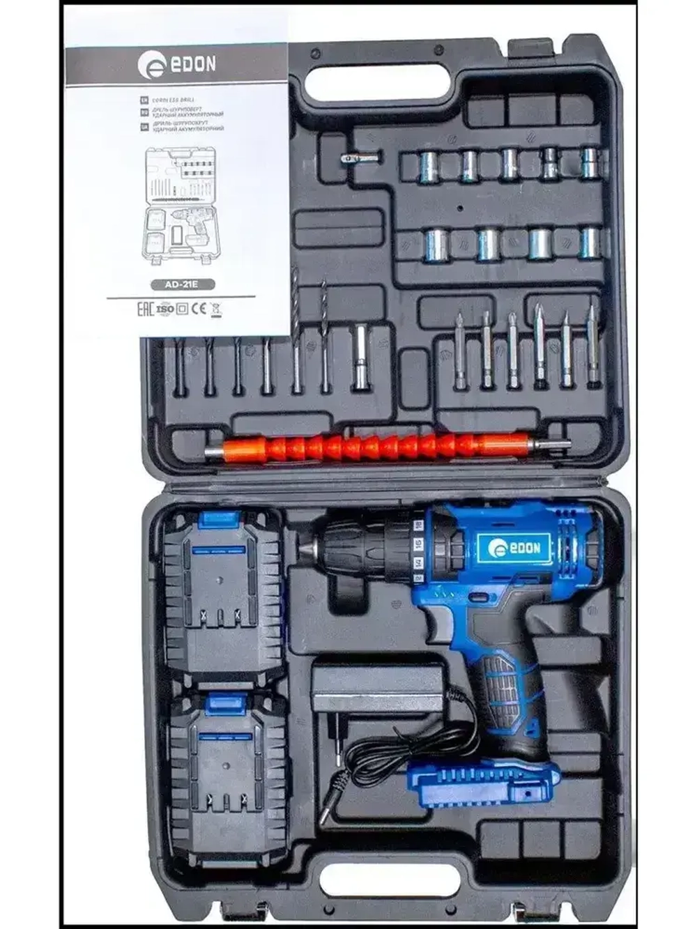 Дрель шуруповёрт аккумуляторная AD-21E