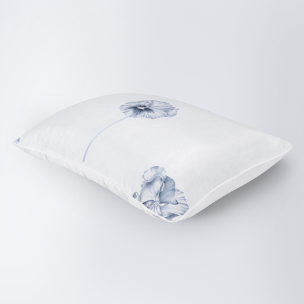 Подушка стеганая 2-х камерная "Файбер" (в ассортименте) 50х70