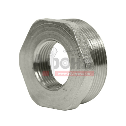 Футорка 1 1/2'' - 3/4'' нар/вн VRT® никель