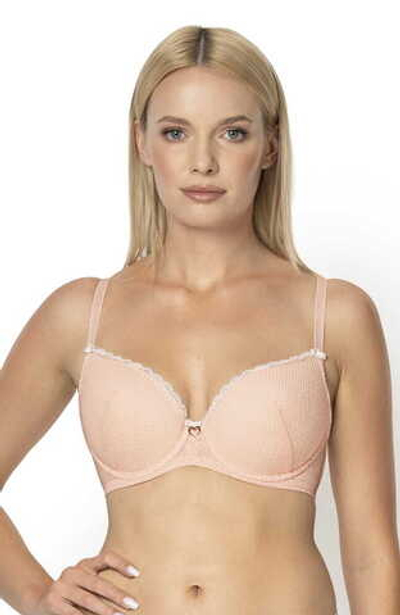 Пуш-ап бюстгальтер Coco (Размер: 70C) (Цвет: пудровый)