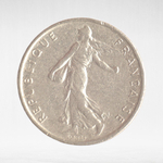 France, ½ Franc 1973 - Signature "O. Roty", VF