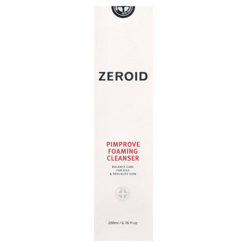 Zeroid, Pimprove, очищающая пенка, для жирной и проблемной кожи, 200 мл (6,76 жидк. унции)