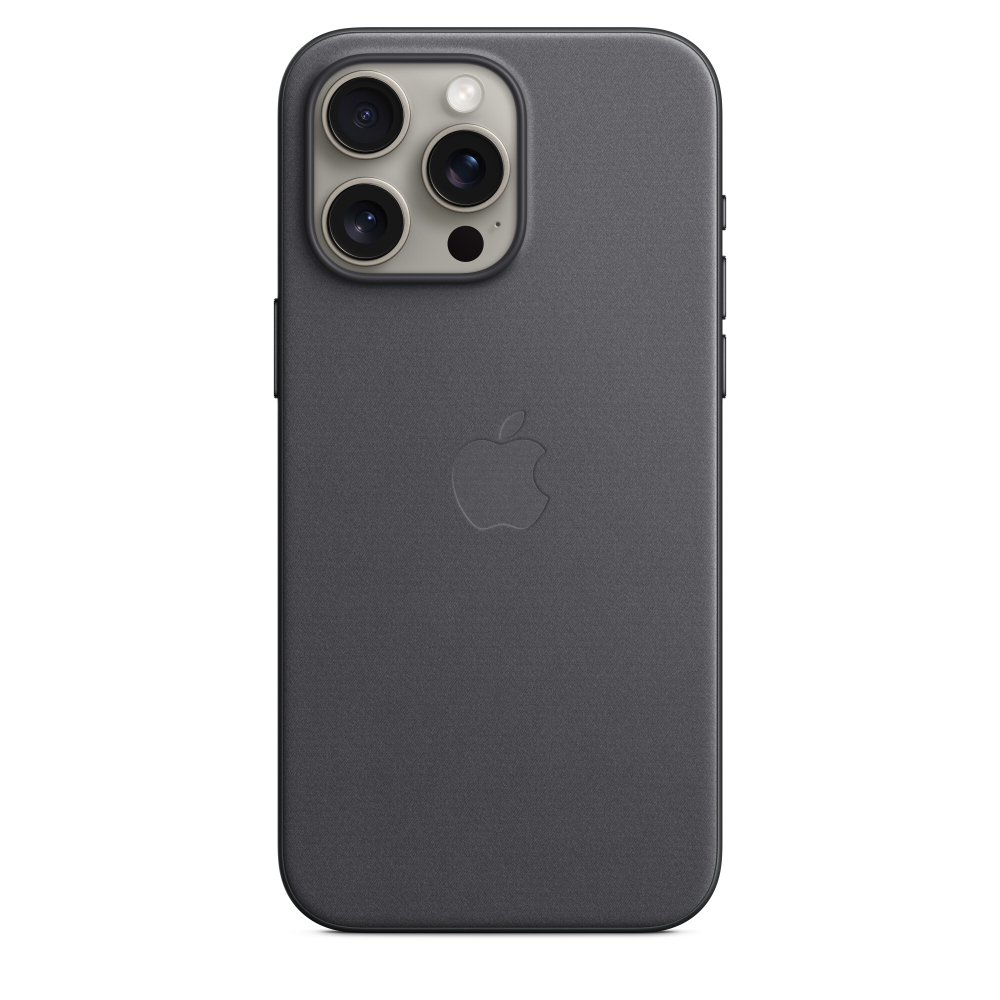 Чехол для iPhone 15 Pro Max FineWoven с MagSafe - черный