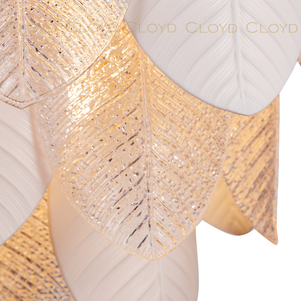 Люстра Cloyd TRAPESUND C19 / Ø62 см - бел.керамика - золото (арт.10662)