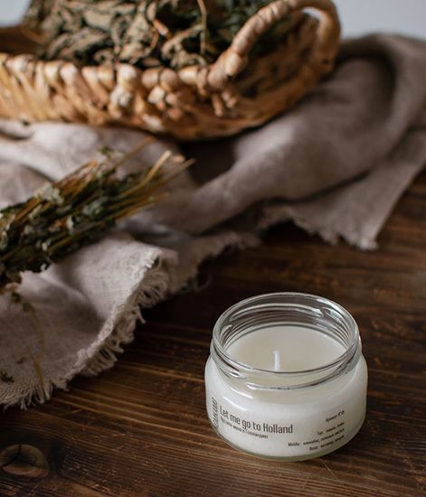 №45 Пустите меня в Голландию, ароматическая свеча Library, Nomkamo