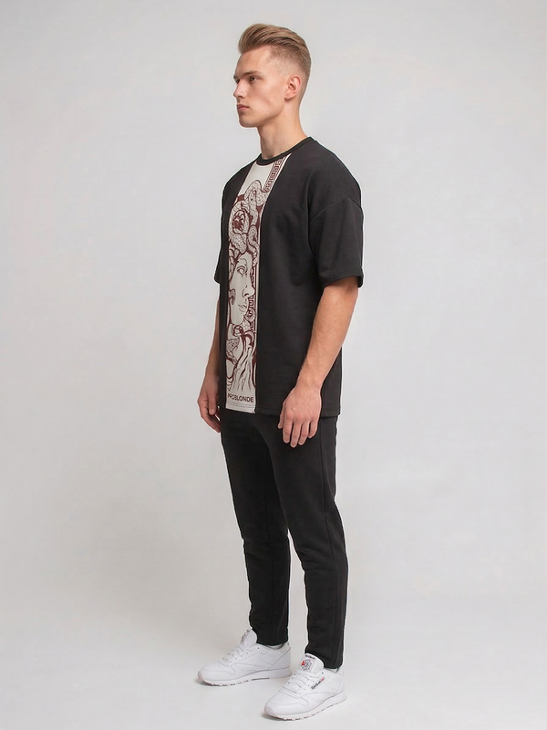 ФУТБОЛКА для парикмахеров НУМЕРО 1 мужская принт Медуза