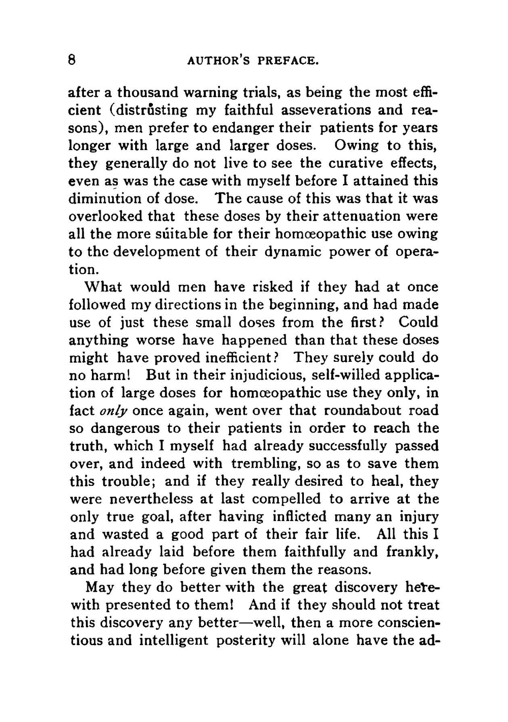 The chronic diseases: their peculiar nature and their homopathic cure (theoretical part only in this volume) | Samuel Hahnemann