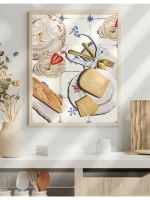 постер на кухню 50х70 см интерьерный