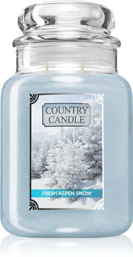 Country Candle Fresh Aspen Snow - ароматическая свеча /   680  g  / GTIN 846853064871