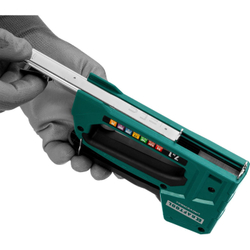 Степлер для скоб Universal 7-в-1: 53(6-14мм)/53F(10-14мм)/140(10-14мм)/13(6-14мм)/36(10-14мм)/300(16мм)/500(16мм), скобы в компл, KRAFTOOL 31524